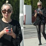 Amanda Bynes goes on her phone, smokes vape during outing in LA