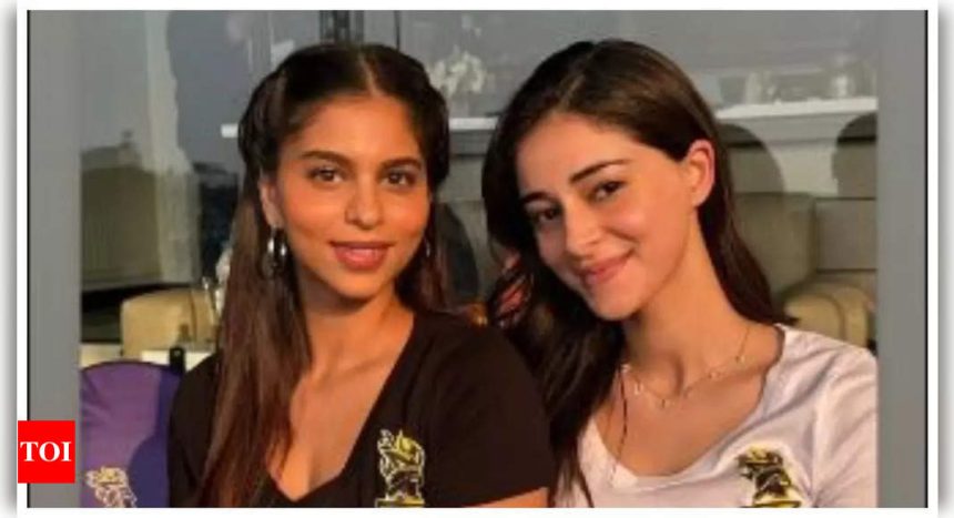 Ananya Panday REACTS to viral throwback photo of bestie Suhana Khan and her from early IPL season - See post |