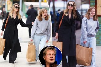 Angelina Jolie and look-alike daughter Vivienne seen shopping in NYC amid Brad Pitt legal issues