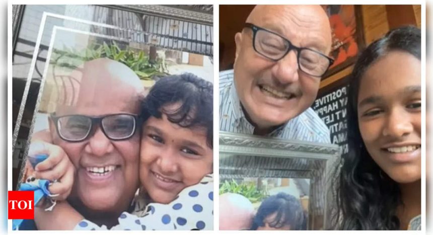 Anupam Kher grooves with Satish Kaushik's daughter Vanshika on 'Aati Kya Khandala'; fans REACT - WATCH |