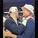 Bill Murray Celebrates With Son, UConn Asst. Coach Luke, After National Title