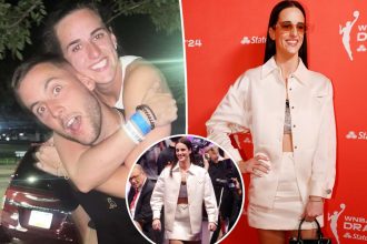 Caitlin Clark’s boyfriend Connor McCaffery drools over her all-Prada WNBA draft outfit