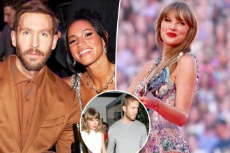 Calvin Harris' wife admits she listens to his ex Taylor Swift's music 'as soon as' he's away