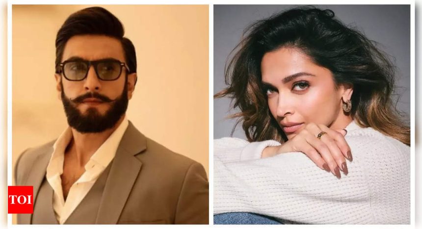 Deepika Padukone drools as Ranveer Singh sports a handlebar moustache in a suit - See photos |