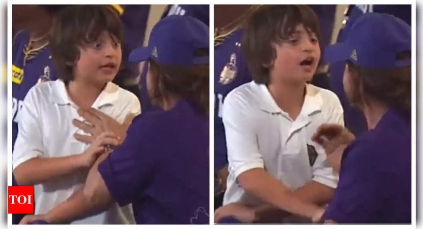 Did AbRam Khan SCOLD dad Shah Rukh Khan during tense cricket match? - VIRAL VIDEO |