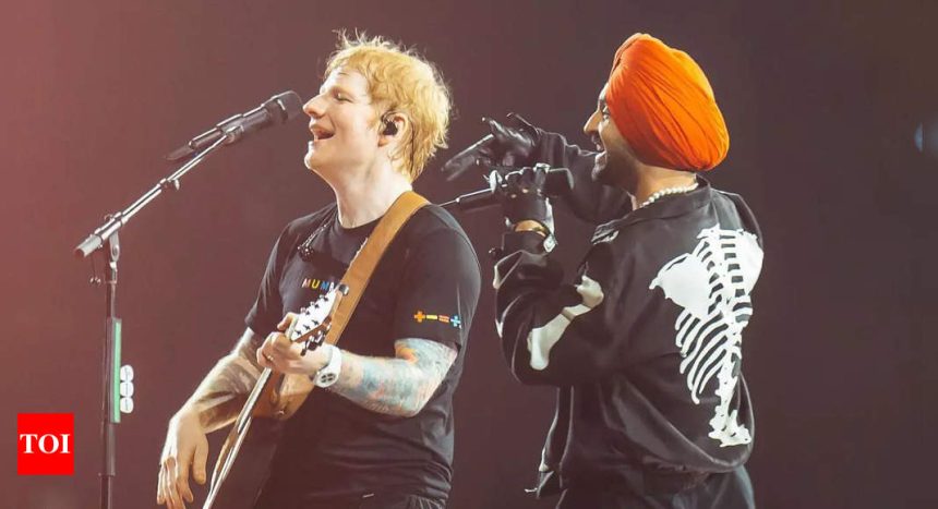 Diljit Dosanjh reveals that Ed Sheeran practiced singing in Punjabi for 2-3 days before Mumbai concert: says, ‘I thought if he managed to sing in Punjabi…’ | Hindi Movie News