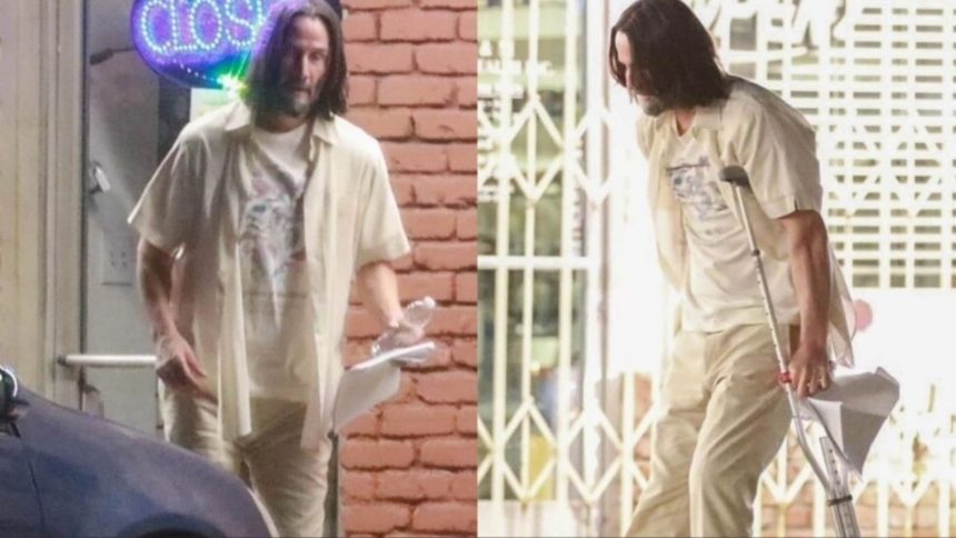 Do you know why Keanu Reeves was using crutches earlier this year? Aziz Ansari reveals reason | Hollywood