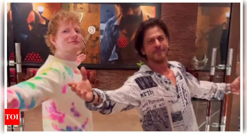 Ed Sheeran spills the beans on his dinner at Shah Rukh Khan's Mannat during his India tour: '...we danced, we sang, we drank' |