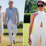 Fans spot detail connecting Meghan Markle’s Heidi Merrick polo dress with Prince Harry