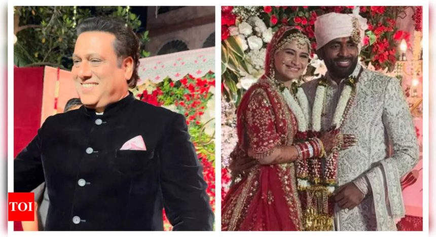 Govinda showers blessings on Krushna's sister Arti Singh's marriage: May god protect her from evil eyes | Hindi Movie News