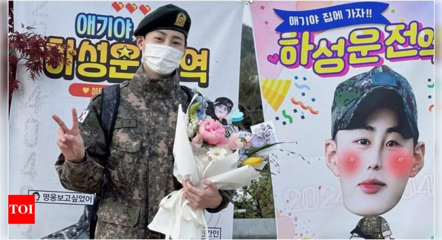 Ha Sung Woon completes his mandatory military service |