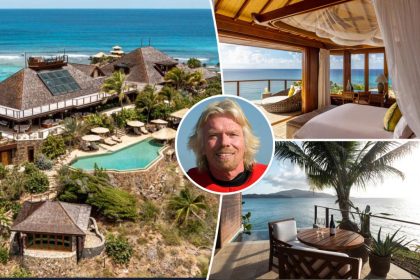 Inside billionaire Richard Branson's private island you can rent for $118K per night