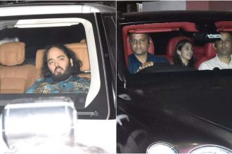 Isha Ambani, Shloka Mehta, Anant Ambani spotted at Janhvi Kapoor's residence after attending Diljit Dosanjh's concert | Hindi Movie News