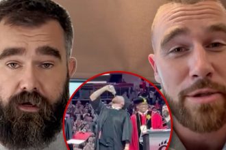 Jason Kelce Defends Brother Travis Kelce's Graduation Beer Chug