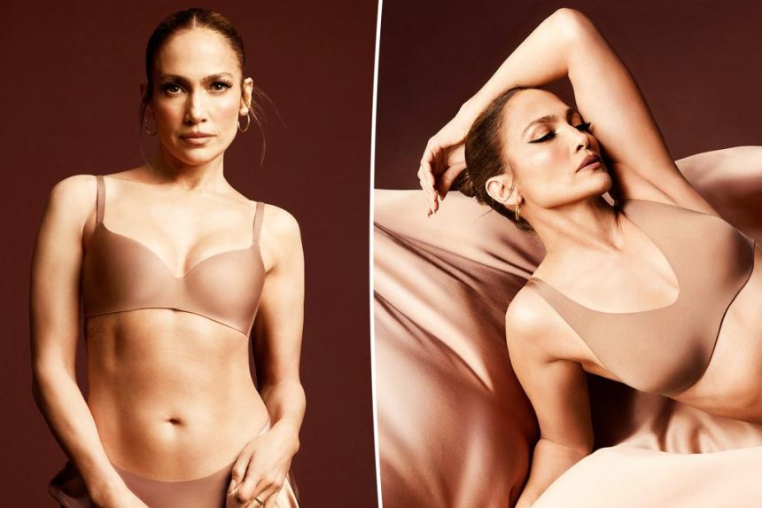 Jennifer Lopez flaunts curves in Intimissimi lingerie photoshoot