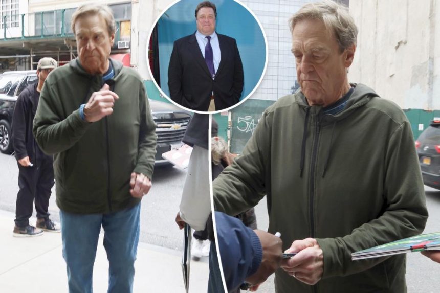 John Goodman looks svelte in NYC after 200-pound weight loss