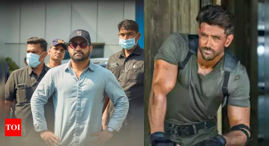 Jr NTR arrives in Mumbai to join Hrithik Roshan for 'WAR 2' shoot, as per reports it's a 10 day schedule - WATCH | Hindi Movie News