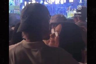 Justin Bieber Cuddles Up To Wife Hailey At Coachella, Kim K Comments