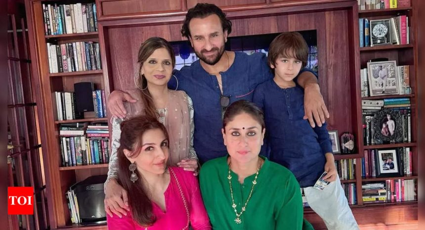 Kareena Kapoor, Saif Ali Khan, and Taimur celebrate Eid with Soha Ali Khan and family - See photos | Hindi Movie News