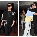 Kartik Aaryan and Karan Johar share a warm hug at airport as they return together from an event - See photos |