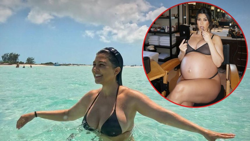 Kourtney Kardashian Slams Pressure to Bounce Back in Postpartum Bikini Pic