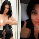 Kourtney Kardashian 'pounded a glass of breast milk' while feeling sick