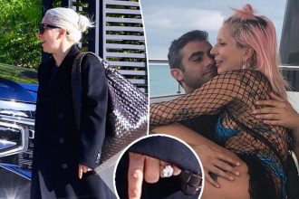 Lady Gaga sparks engagement rumors with massive diamond ring