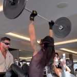 Lenny Kravitz Makes Fashion Statement While Working Out In Gym