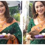 Madhuri Dixit Nene stuns in traditional Maharashtrian attire as she wishes fans on 'Gudi Padwa'-Watch | Hindi Movie News