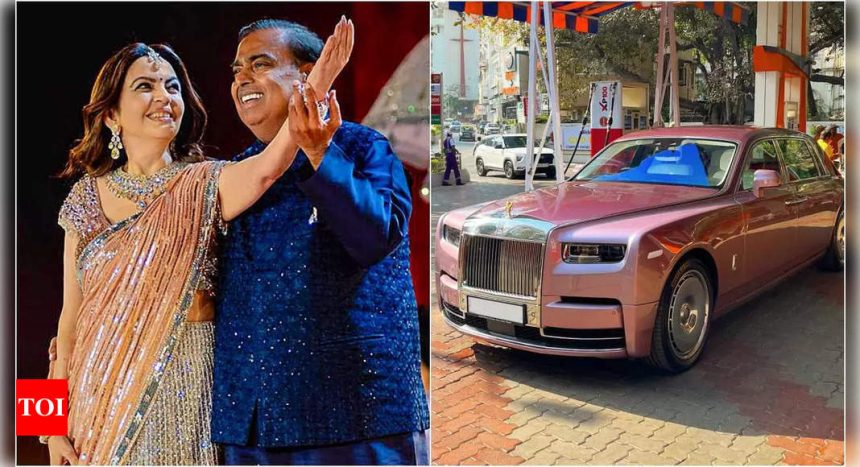 Mukesh Ambani's luxury car collection expands with Nita Ambani's customised pink Rolls-Royce Phantom VIII worth Rs 12 crore | Hindi Movie News