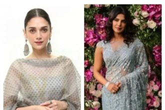 Navratri 2024, Day 5: Actresses in grey attire