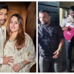 Parents-to-be Varun Dhawan and Natsaha Dalal give out gifts to paparazzi after baby shower celebration - See photo |