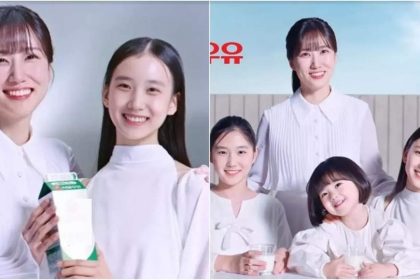 Park Eun Bin poses with AI-generated child models in TV advertisement, stirring debate