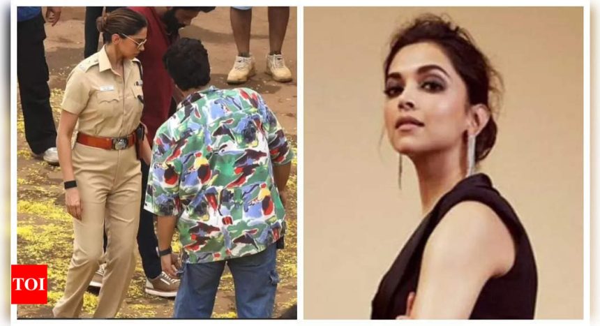 Photo of Deepika Padukone as Shakti Shetty from the sets of 'Singham Again' goes viral; fans REACT - See inside |