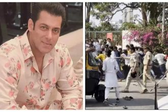 Police lathicharge Salman Khan's fans gathered outside his Galaxy apartment for causing chaos and disrupting traffic - See photos |