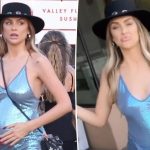 Pregnant Lala Kent shows off baby bump at Coachella