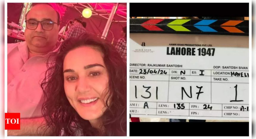 Preity Zinta joins Sunny Deol in Rajkumar Santoshi's 'Lahore 1947'; fans excited about actress' Bollywood COMEBACK |