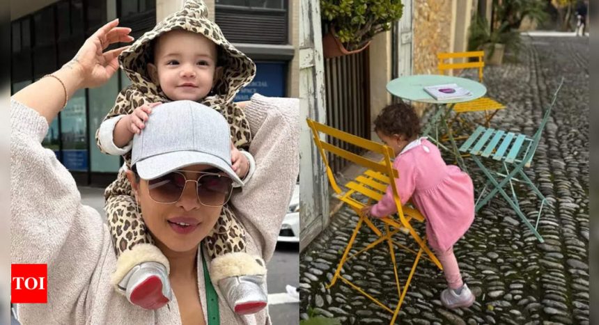 Priyanka Chopra reveals daughter Malti Marie's 'real struggles' to climb onto a chair and play on the streets | Hindi Movie News