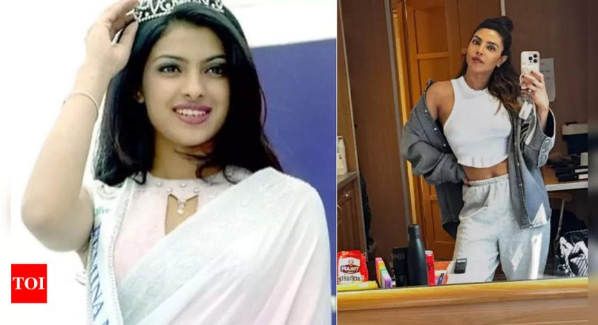 Priyanka Chopra shares a throwback picture with 'newly acquired crown', netizens call her journey inspirational | Hindi Movie News