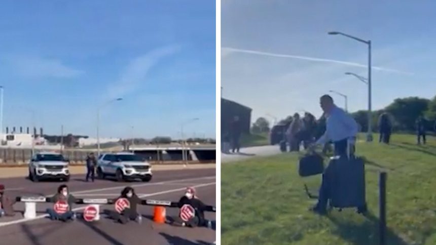 Pro-Palestine Protest Blocks Chicago Airport Entrance, Forces Flyers to Walk