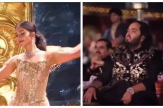 Radhika Merchant stuns in gold outfit as she dedicates a dance performance to Anant Ambani in a viral video - See photos |