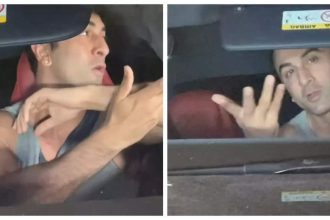 Ranbir Kapoor ANNOYED after paparazzi and fans run in front of his car for pics; asks 'Kya kar rahe ho?' |