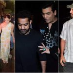 Ranbir Kapoor, Alia Bhatt, Hrithik Roshan and his girlfriend Saba Azad, Jr NTR, Karan Johar unwind together amid busy shoot schedules