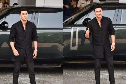 Ranbir Kapoor seen in a new look at the airport amidst leaked photos from ‘Ramayana’ going viral, netizens call him ‘too handsome’ - WATCH video | Hindi Movie News