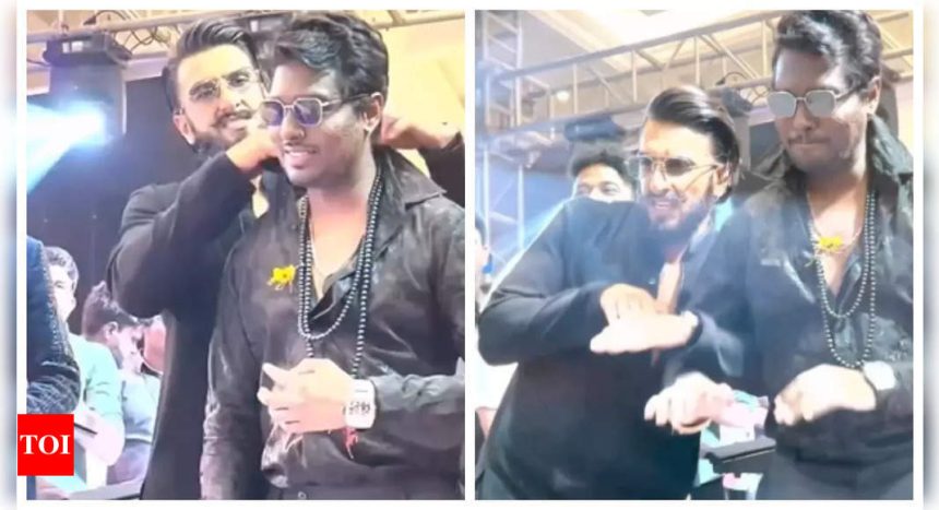 Ranveer Singh helps Atlee get his swag on as they take over the dance floor at Shankar's daughter's wedding - WATCH |