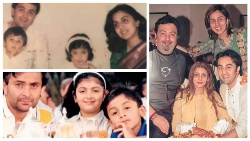 Rishi Kapoor's candid and heartwarming pictures with Ranbir Kapoor and Riddhima Kapoor Sahni