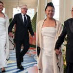 Robert De Niro, 80, and girlfriend Tiffany Chen, 45, pack on the PDA at White House state dinner