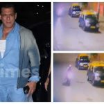 Salman Khan firing Leaked CCTV Video: Gunshots outside Salman Khan's home: Leaked CCTV footage captures shooters fleeing on motorcycle |