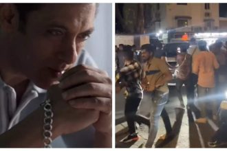 Salman Khan's fans flock to actor's Bandra house to show their support after firing incident - WATCH |