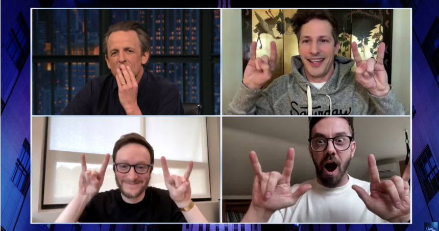 Seth Meyers and The Lonely Island Talk Their New Podcast